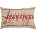 thumbnail image 2 of VHC Brands Sawyer Mill™ Red Farmhouse Living Throw Pillow for Couch Chair Sofa Bed 14x22, 2 of 5