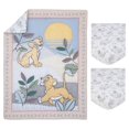 thumbnail image 2 of Disney The Lion King 3-Piece Crib Bedding Set, Crib, Yellow, Blue, Green, 2 of 6