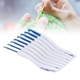 thumbnail image 4 of Crochet Needle, Crochet Accessories Durable Reusable Ergonomic Soft 8 Different Sizes  For Knitting For Weaving Blue,Pink, 4 of 8
