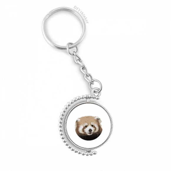 brown jungle civet cats lovely little rotatable keyholder disc accessories chain clip