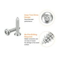 thumbnail image 4 of #14 x 1-1/4" Tornillos de Seguridad Torx, Paquete de 10, Tornillos de Cabeza Botón, Tornillos Autoperforantes, Tornillos Antirrobo de Acero Inoxidable 304, 4 of 6
