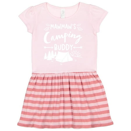 

Inktastic Mawmaws Camping Buddy Gift Toddler Girl Dress
