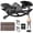 Black, variant on RICAN Smart Lateral Rocking Fitness Stepper, Low-Impact Portable Exercise Stepper with Digital Monitor, Resistance Bands & Floor Mat, Sliver