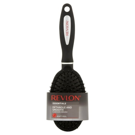 Revlon Essentials Detangle and Smooth Cushion Brush, 1.0 CT