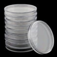 thumbnail image 1 of 10 Piezas Cápsulas Transparentes para Monedas Hugo Cápsulas de monedas 65mm, 1 of 10