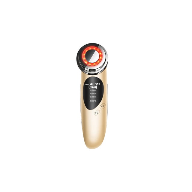 Minnieouse Masajeador facial Recargable Cuidado de la piel Estiramiento de estiramiento Limpieza de líneas finas Dispositivo de eliminación de Tratamientos faciales Oro Minnieouse CE014295-04B