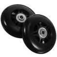 thumbnail image 1 of OULII 2Pcs Suitcase Replacement Wheel Rubber Metal for Shopping Carts 8X8CM, 1 of 8
