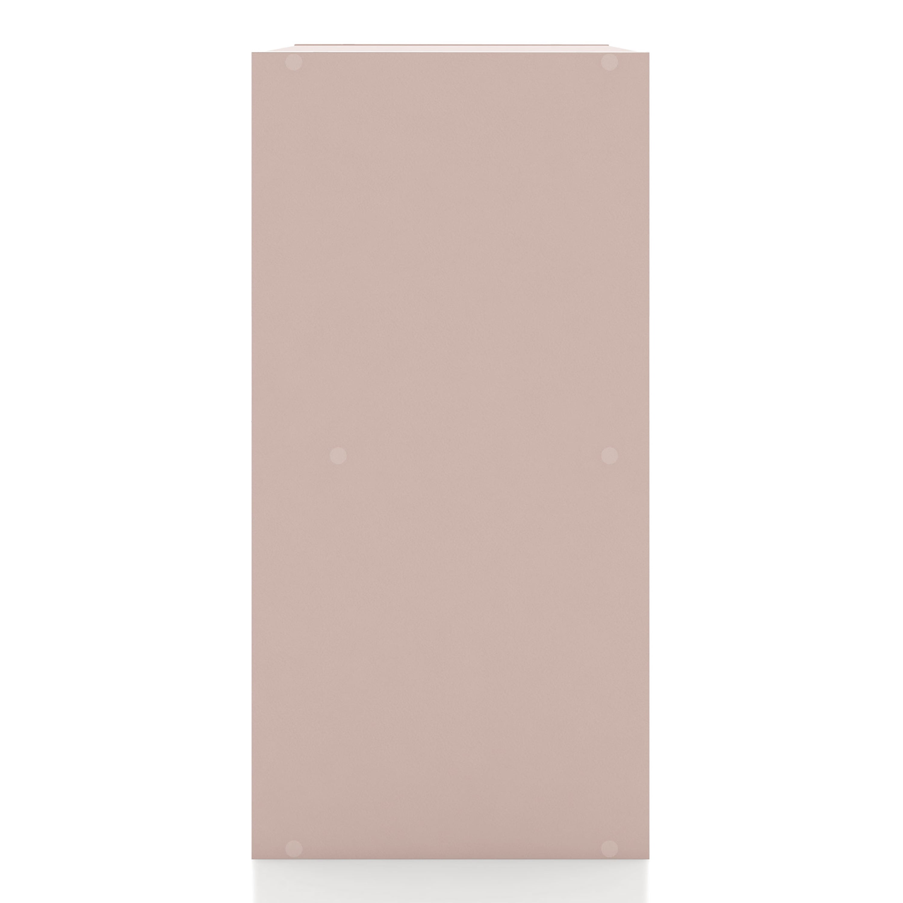 Furniture of America Brooks Stackable 4-Cube Wood Light Pink Kids Bookcase
