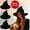 ZH-WSM01-BLACK, variant on 3PCS Halloween Witch Hat Lightweight Wizard Hat Fashion Pointed Knitted Role Play Accessories