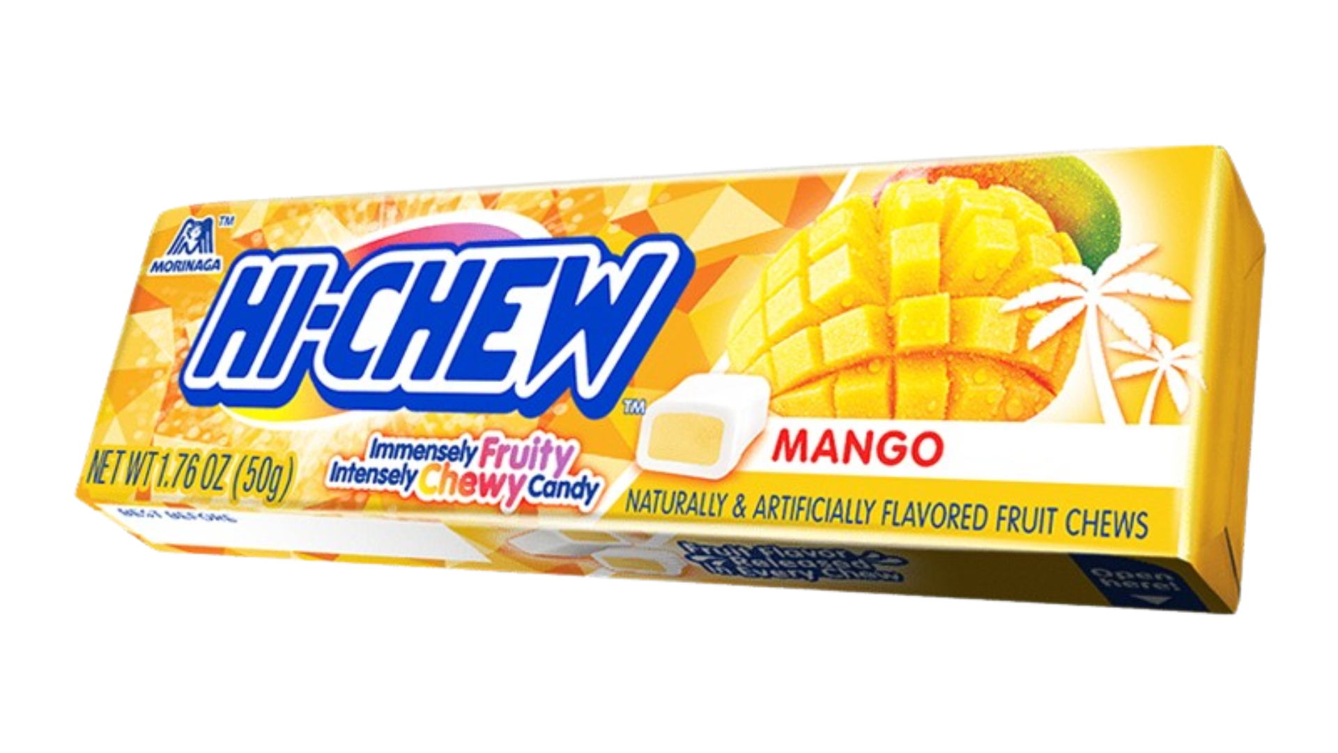Hi-Chew Mango Candy, 1.76 oz Gluten-Free, Contains Soybeans
