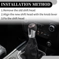 thumbnail image 4 of Perilla de cambio manual de 6 velocidades con cubierta - Perilla de palanca de cambios - para VW Golf 5 de cuero sintético - 1 pieza, 4 of 7