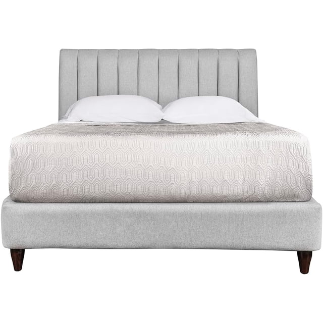 Cama Viena Mobica Gris Claro Matrimonial
