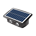 thumbnail image 1 of Luz Solar Jardin Lamparas Iluminacion Exterior Arbotante Led Malubero Negro, 1 of 4