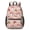 Mushroom and Character, variant on Mushroom and Character Peach Pattern 17" School Backpacks for Teens,Waterproof Oxford Fabric,S-Shape Padded Straps for School,Travel,Hiking,Camping