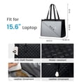 thumbnail image 5 of CCMAOLU Lunch Tote Bag for Women, Ultimate 2 in 1 Tote Bag Lunch Bag Combo, Work Bag with Lunch Compartment, 5 of 8