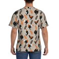 thumbnail image 3 of Bixox Men's Funny Chicken Printed Short Sleeve Skinny Athletic T-Shirt, 3 of 6