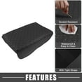 thumbnail image 3 of 1Pcs Center Console Pad Waterproof Armrest Seat Box Cover for Dodge for Ram 1500 2500 3500 2009-2018 Black, 3 of 7