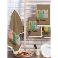 thumbnail image 2 of Easter Kitchen Dish Towels for Drying Dishes Set of 3, Colorful Bunny Spring Cartoon Cute Rabbits Brown Waffle Weave Microfiber Hand Tea Bathroom Towels Quick Dry & Absorbent Towel 15.7x23.6, 2 of 7