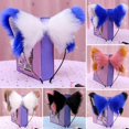 thumbnail image 2 of Horquilla con orejas de felpa para la cabeza, disfraz de Cosplay hecho a mano, orejas de gato, accesorios para el cabello, Aro para el pelo, moda para mujeres y niñas, 2 of 5