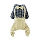 thumbnail image 1 of Pantalones de caballero con tirantes para mascotas - Tirantes ajustables, tejido transpirable y diseño elegante - Ropa con estilo para perros/gatos en bodas/fiestas, 1 of 4