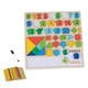 thumbnail image 1 of Rompecabezas de madera para contar, juguete educativo para el desarrollo temprano en edad preescolar para niños. forma de número, 1 of 9