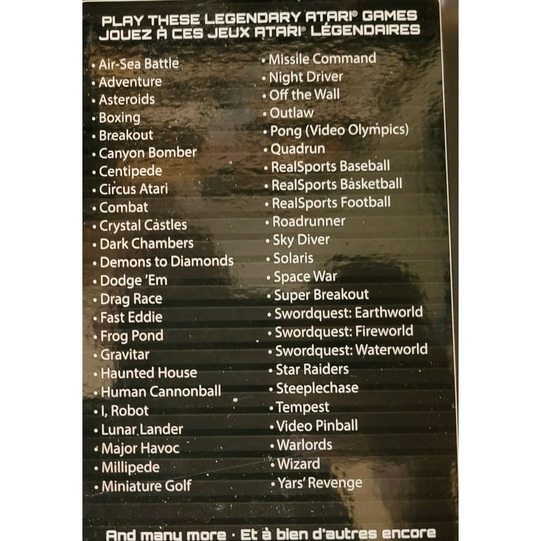 My arcade gamestation retro on sale game list