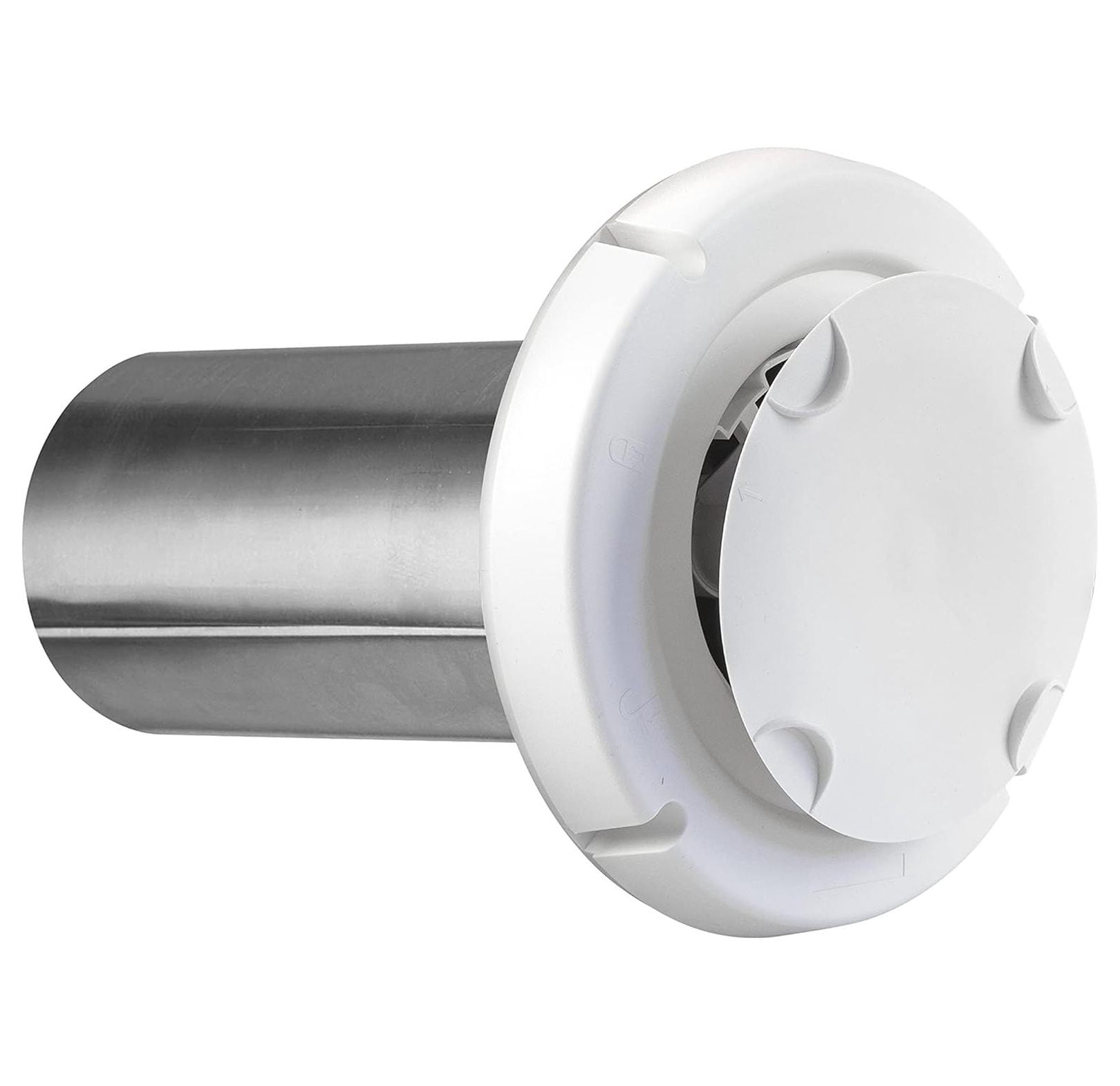 BPSH4WZW ProShield 4-Inch Spring Loaded Dryer Vent Hood, White