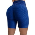 thumbnail image 3 of Pantalones de yoga de cintura alta para mujer Control de barriga Adelgazante Leggings texturizados para correr Entrenamiento Ruched Butt Lift Pants Adepaton WMZL-864-67, 3 of 5