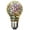 A60, variant on LINLIN 3D Firework Bulb Starry Light Bulb E27 AC 85-220V 4W Retro Edison Bulb Warm White Light for Holiday Christmas Decoration Bar Glass LED Lamp