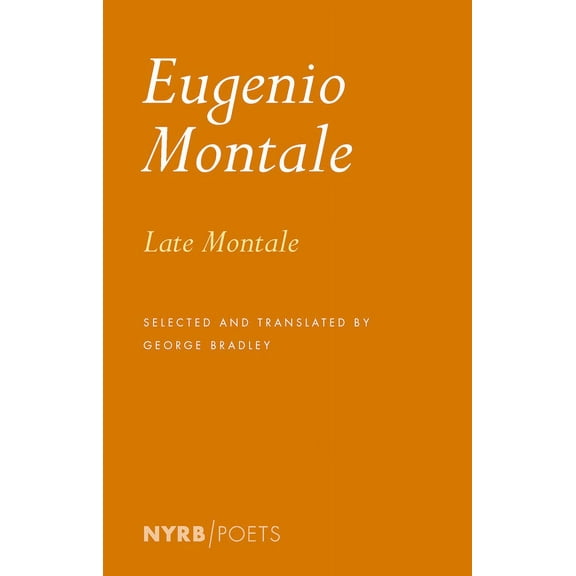 Late Montale (Paperback)