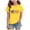 Girls 4th of July Shirt-Yellow, variant on TOWED22 Girls USA Flag Shirts 4th of July T-Shirts Patriotic Tee Tops Short Sleeve Toddler Kids 2-8 Years(Orange,9-10 Y)