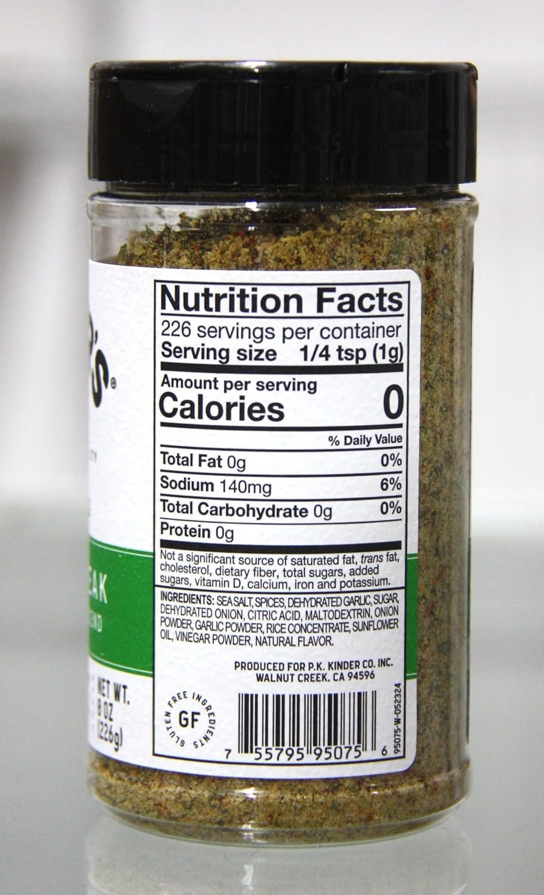 Kinder's Brazilian Steakhouse Seasoning, 8 Ounce