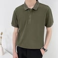 thumbnail image 4 of T-Shirt à Manches Courtes Texturé Rayé d'Été pour Hommes Mode Décontractée, 4 of 9