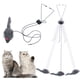 thumbnail image 2 of Cuerda colgante para gatos, mascotas, con puerta ajustable, ventana para gatos, juguete elástico para ratones, automático, artículos para mascotas, 2 of 8