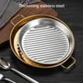 thumbnail image 6 of 3pcs Metal Food Platters Rustproof Serving Dishes for Bakeries Cafes Home Use, 6 of 13
