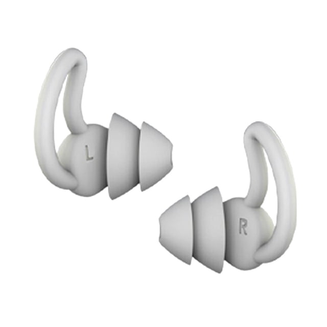 VONKY Silicone Sleeping Ear Plugs Sound Insulation Ear Protection Earplugs Premium gray 2layer