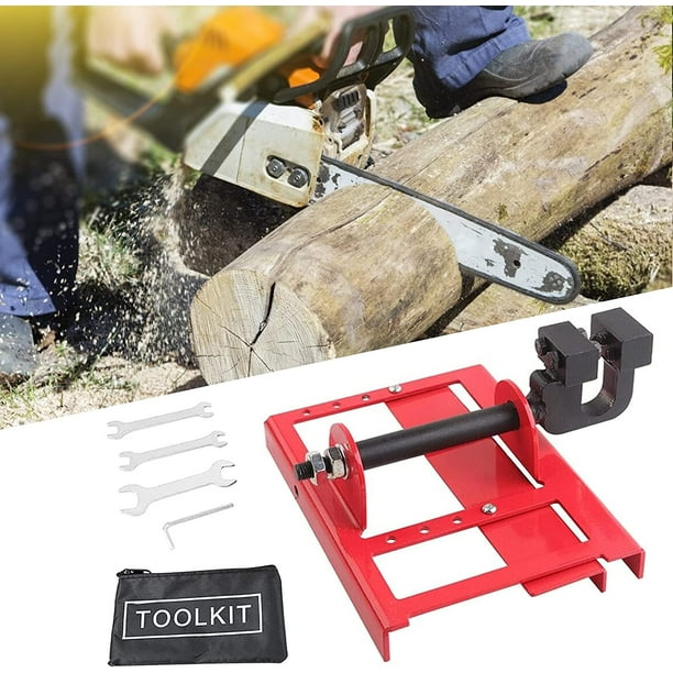 Mini amoladora de motosierra, cortadora de madera, motosierra, amoladora de madera, riel guía para trabajadores de la construcción, carpintero, contiene 1 amoladora eléctrica, 1 juego de herramientas
