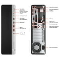 thumbnail image 2 of Hp SFF Desktop Computer PC- Intel Core I5 Processor 16GB DDR4 RAM, 180GB SSD 500GB HDD, WIFI Windows 11 Pro (Refurbished), 2 of 5