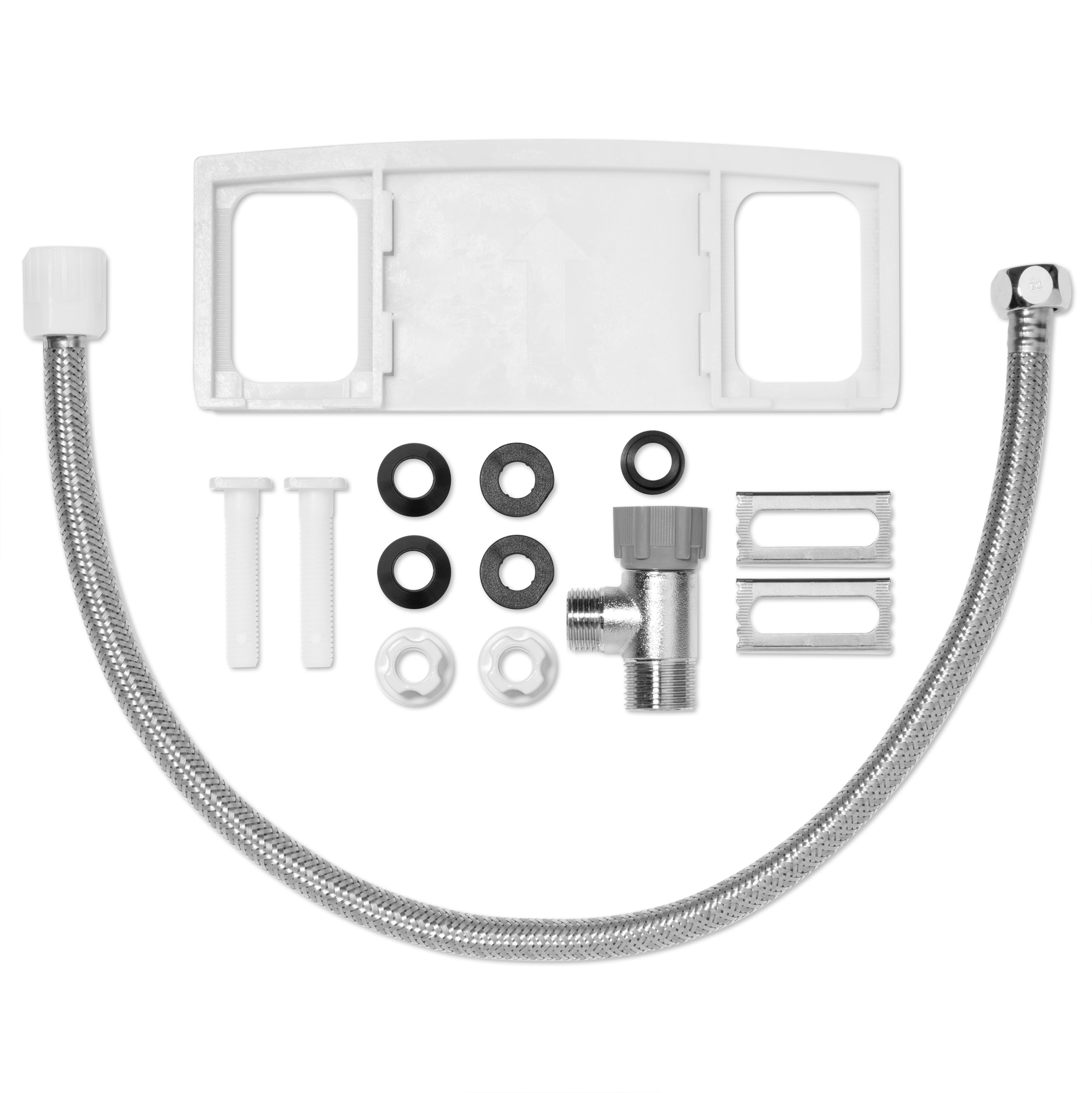 Brondell Swash Select EM417 Sidearm Bidet Seat with Warm Air Dryer, Elongated White