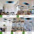thumbnail image 6 of Blue Black Ombre Magnetic Fluorescent Light Covers for Ceiling Lights 2 x 4 Feet, Modern Gradient Abstract Art Office Classroom Kitchen Drop Ceiling Light Covers Lighting Filters Shade Panel 3 Packs, 6 of 9