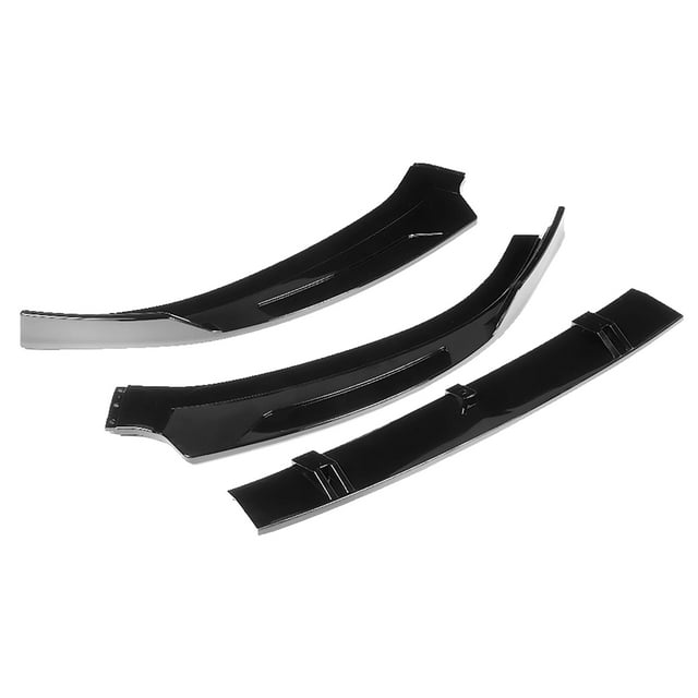 Protector de parachoques de coche, alerón de parachoques delantero, estilo fibra de carbono, alerón de parachoques delantero, alerones de parachoques, instalación sencilla
