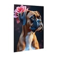 thumbnail image 2 of 500 Piece Boxer Dog With Rose Jigsaw Puzzle For Adults Challenging & Relaxing Adult Puzzle Vibrant Artwork Quality Pieces Great Gift Idea For Puzzle Lovers & Dog Enthusiasts, 2 of 7