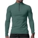 thumbnail image 1 of Seeotter Men's Running Shirts Long Sleeve Athletic Shirt Lightweight Quick Dry Quarter Zip Pullover for Men Workout Gym Golf, 1 of 7