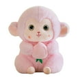 thumbnail image 4 of BotaniNest Mignon Doux Câlin Singe Pêche Jouet Oreiller pour Enfants Poupée Poupée Singe Mignonne, 4 of 5