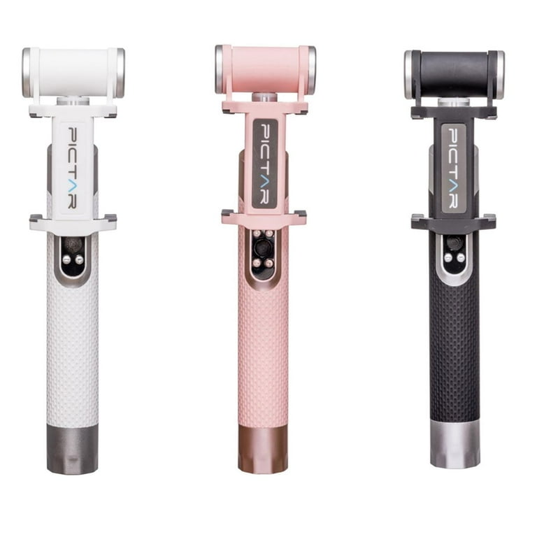 MIGGO｜ミーゴ PICTAR SMART STICK Black silve Pictar Portable Smart Light Selfie Stick, Tripod