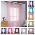 thumbnail image 2 of DISHAN Set of 2 Window Gauze - Easy to Install - Fine Workmanship - Wide Application - Exquisite - Long Lasting - Decorative Polyester Terylene Thin Window Screenings - Bedroom Accessories, 2 of 8