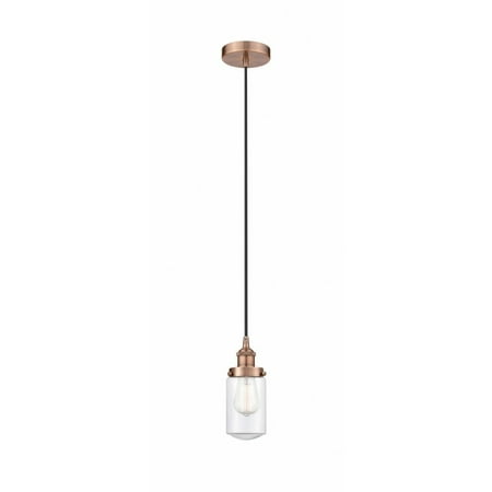 

Innovations Lighting - Dover - 1 Light Mini Pendant In Traditional Style-10.25