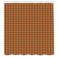 thumbnail image 3 of Ambesonne Abstract Shower Curtain, Retro Square Like Elements, 69"Wx75"L, Taupe Vermilion, 3 of 5