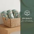thumbnail image 6 of REGALWOVEN 13 x 29 Inch Cotton Floral Jacquard Hand Towel, Soft Absorbent Decorative Towel for Bathroom, Kitchen Green 1pk, 6 of 6