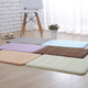 thumbnail image 2 of Alfombra de vellón coral grueso con rayas verticales, alfombra de espuma viscoelástica para baño, alfombra para inodoro, 2 of 2